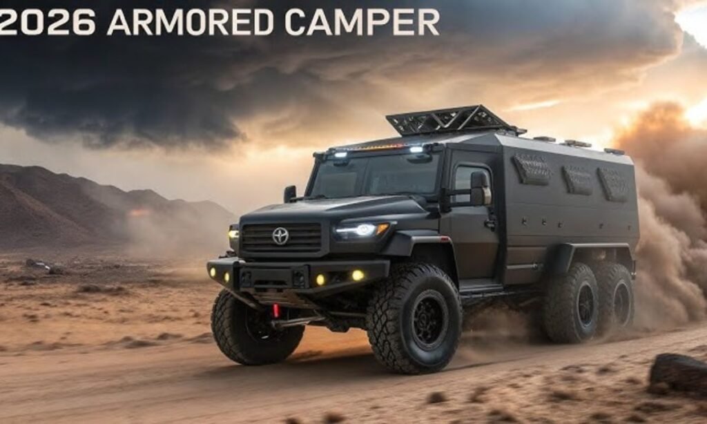 UNBELIEVABLE! Toyota's 6x6 Armored Camper That