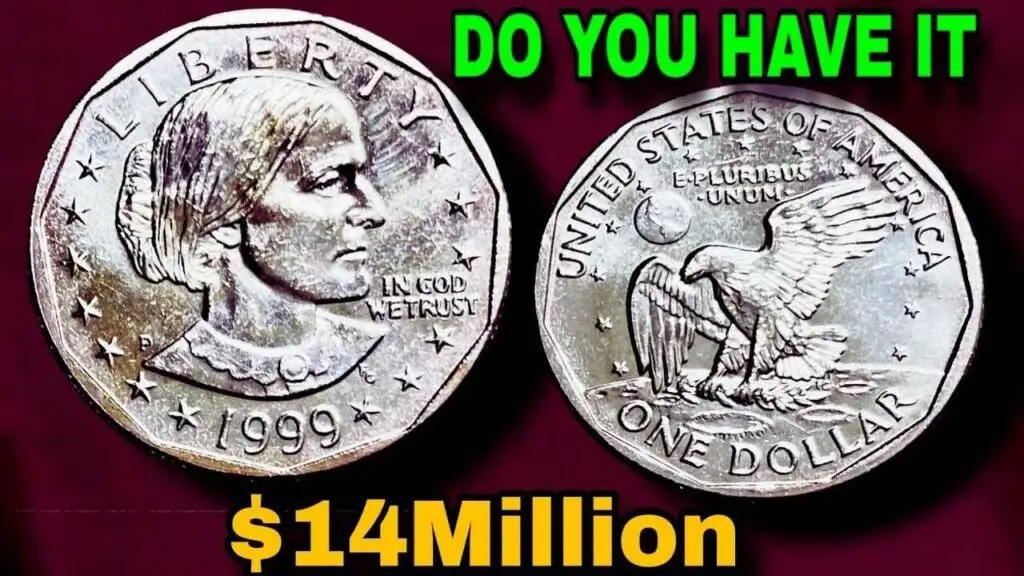 1999-P Susan B. Anthony Dollar